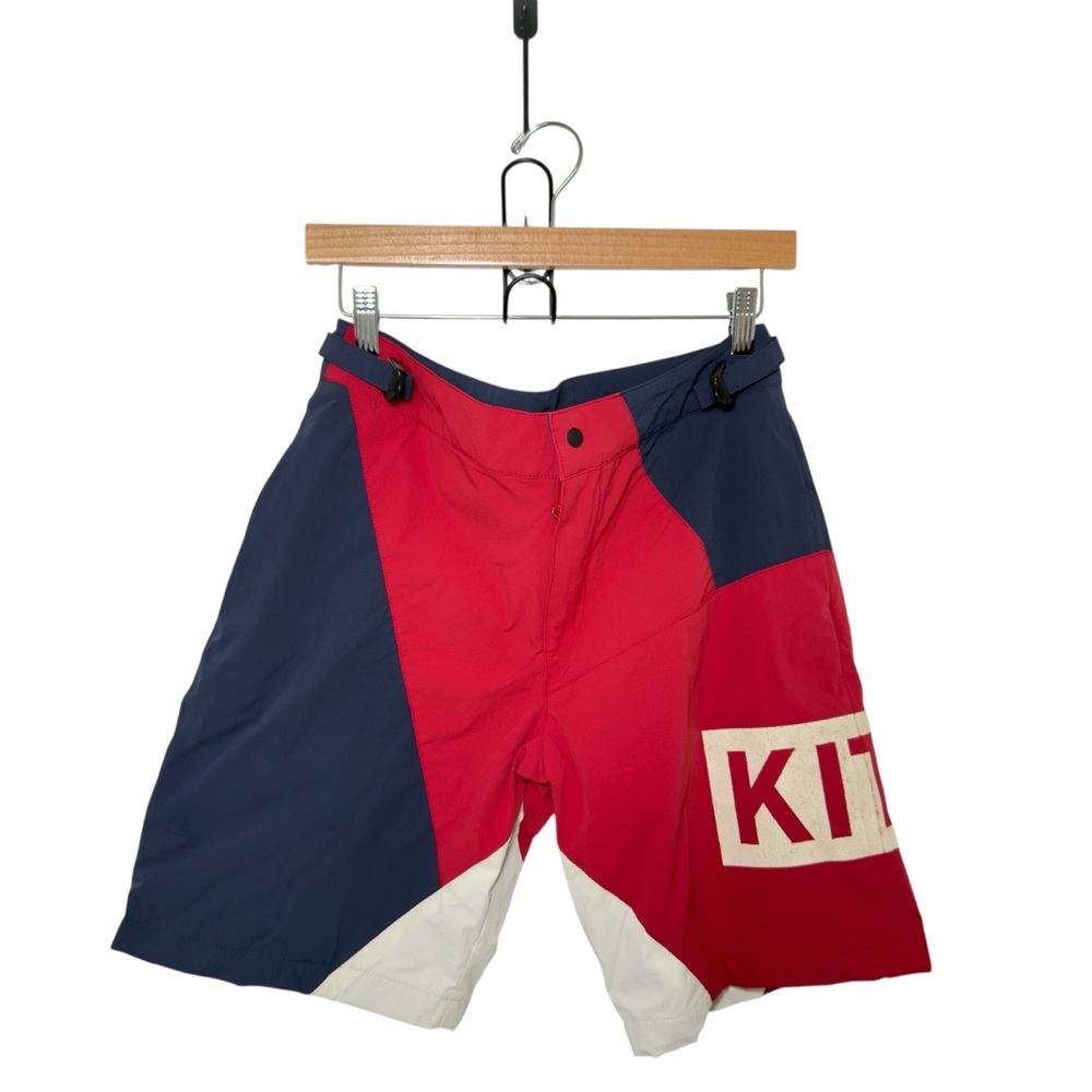 Kith Madison‎ Men 30 Color Block Madison Shorts Red Blue White casual Outdoor